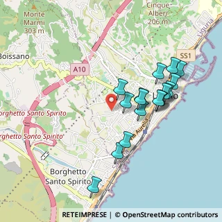 Mappa Via Ortigara, 17025 Loano SV, Italia (0.91444)