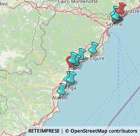 Mappa Via Buragi, 17054 Boissano SV, Italia (16.05333)