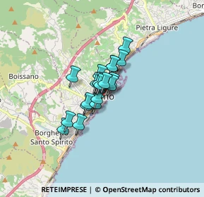 Mappa Via Richieri, 17025 Loano SV, Italia (0.8805)