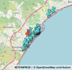 Mappa Via Richieri, 17025 Loano SV, Italia (0.9645)