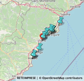 Mappa Via Richieri, 17025 Loano SV, Italia (8.64923)