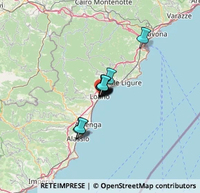 Mappa Via Bernardo Richeri, 17025 Loano SV, Italia (5.94833)
