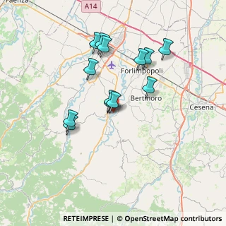 Mappa Via Gorizia, 47014 Meldola FC, Italia (6.47846)