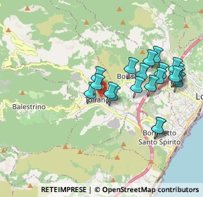 Mappa Via Alla Certosa, 17055 Toirano SV, Italia (1.8065)