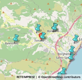 Mappa Via Alla Certosa, 17055 Toirano SV, Italia (2.75333)