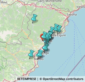 Mappa Via Alla Certosa, 17055 Toirano SV, Italia (8.08563)