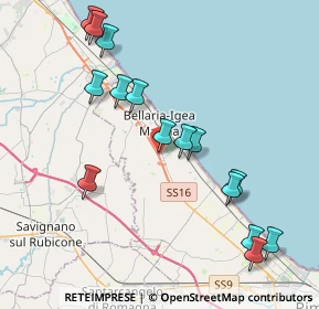 Mappa Via Fabio Filzi, 47814 Bellaria-Igea Marina RN, Italia (4.37533)