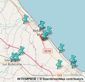 Mappa Via Fabio Filzi, 47814 Bellaria-Igea Marina RN, Italia (4.1)