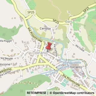 Mappa Via Braida, 52, 17055 Toirano, Savona (Liguria)