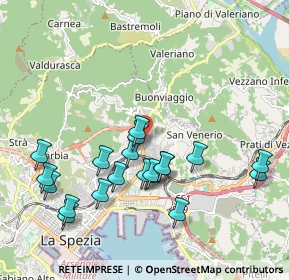 Mappa Via Ticino, 19126 La Spezia SP, Italia (2.051)