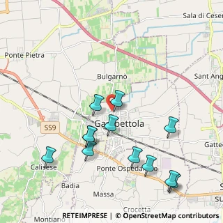 Mappa Via XXV Aprile, 47035 Gambettola FC, Italia (2.2275)