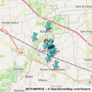 Mappa Via XXV Aprile, 47035 Gambettola FC, Italia (0.98714)