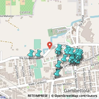 Mappa Via XXV Aprile, 47035 Gambettola FC, Italia (0.25517)