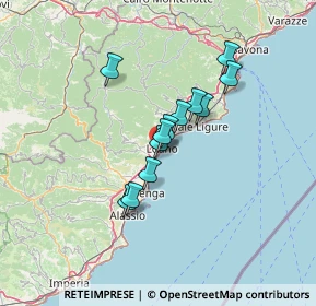 Mappa Via Gaetano Donizetti, 17025 Loano SV, Italia (9.83083)