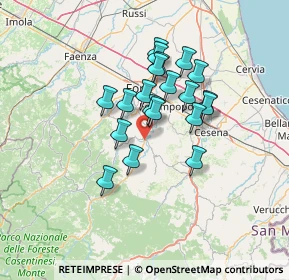 Mappa 47014 Meldola FC, Italia (10.766)