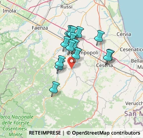Mappa 47014 Meldola FC, Italia (10.46133)