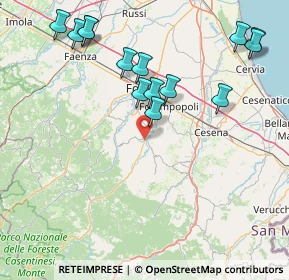 Mappa 47014 Meldola FC, Italia (18.31571)