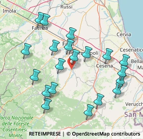 Mappa 47014 Meldola FC, Italia (16.847)