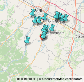 Mappa 47014 Meldola FC, Italia (6.12389)