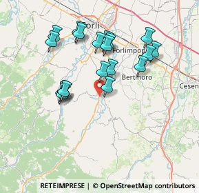 Mappa 47014 Meldola FC, Italia (7.01368)