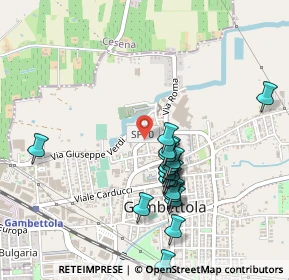 Mappa Via Cecchino Maestri, 47035 Gambettola FC, Italia (0.457)