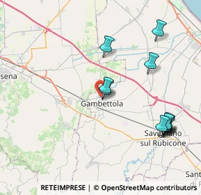 Mappa Via Cecchino Maestri, 47035 Gambettola FC, Italia (4.42091)
