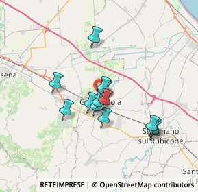 Mappa Via Cecchino Maestri, 47035 Gambettola FC, Italia (2.62786)