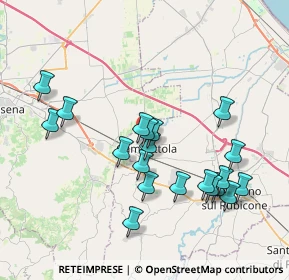 Mappa Via Cecchino Maestri, 47035 Gambettola FC, Italia (3.85)