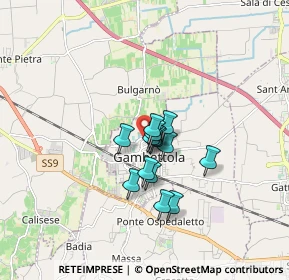 Mappa Via Cecchino Maestri, 47035 Gambettola FC, Italia (1.05786)
