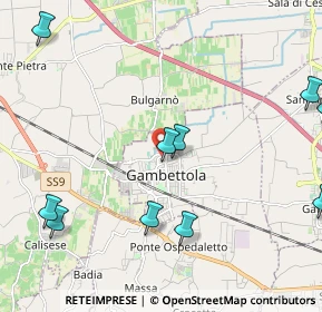 Mappa Via Cecchino Maestri, 47035 Gambettola FC, Italia (2.89818)