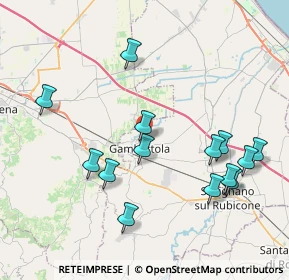 Mappa Via Romagna, 47035 Gambettola FC, Italia (4.27929)