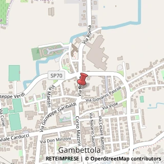 Mappa Via Roma, 22, 47035 Gambettola FC, Italia, 47035 Gambettola, Forlì-Cesena (Emilia Romagna)