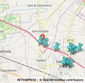 Mappa Via del Lavoro, 47043 Gatteo FC, Italia (2.50545)