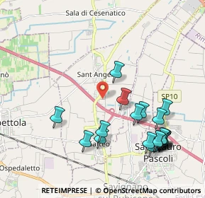 Mappa Via del Lavoro, 47043 Gatteo FC, Italia (2.36)