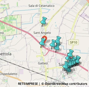 Mappa Via del Lavoro, 47043 Gatteo FC, Italia (2.47313)