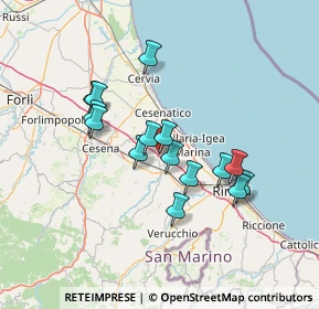 Mappa Via del Lavoro, 47043 Gatteo FC, Italia (11.96933)