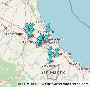 Mappa Via del Lavoro, 47043 Gatteo FC, Italia (9.41417)