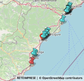 Mappa Via Dante, 17025 Loano SV, Italia (17.38105)