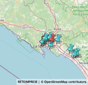 Mappa Via Bonamini Luigi, 19126 La Spezia SP, Italia (9.19636)