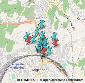 Mappa Via Bonamini Luigi, 19126 La Spezia SP, Italia (0.2625)