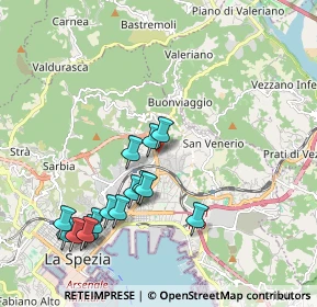 Mappa Via Bonamini Luigi, 19126 La Spezia SP, Italia (2.09933)