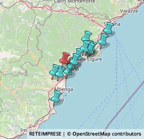 Mappa VIa Simone Stella, 17025 Loano SV, Italia (8.738)