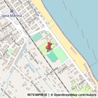 Mappa Via Antonio Benivieni, 12, 47814 Bellaria-Igea Marina, Rimini (Emilia Romagna)