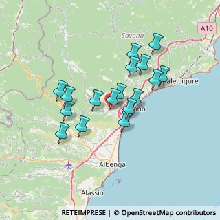 Mappa Via Varatella, 17055 Toirano SV, Italia (6.05235)