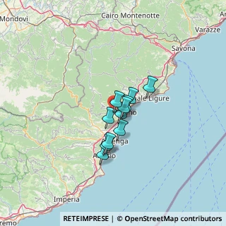 Mappa Via Varatella, 17055 Toirano SV, Italia (7.73364)