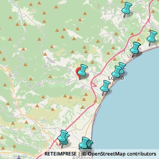 Mappa Via Varatella, 17055 Toirano SV, Italia (6.998)