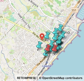 Mappa Via dei Gazzi, 17025 Loano SV, Italia (0.3635)