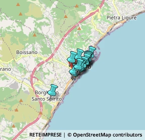 Mappa Via dei Gazzi, 17025 Loano SV, Italia (0.62176)