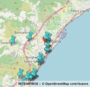 Mappa Via Piave, 17025 Loano SV, Italia (2.34278)