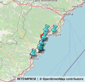 Mappa Via Tagliamento, 17025 Loano SV, Italia (7.83364)